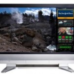 صورة توضج عرض "إضافات Widgets" فلاش على يمين شاشة التلفاز