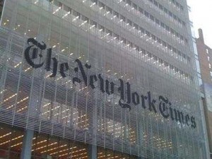 صورة لمبنى نيويورك تايمز