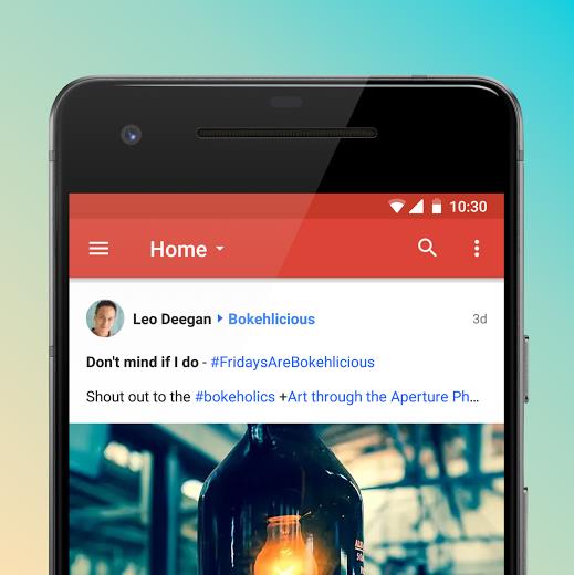 جوجل تعطي فرصة جديدة لتطبيق Google Plus على الاندرويد 8