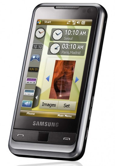سامسونج تزيح الستار عن i900, أول هواتفها العاملة بWindows Mobile 6.1 3