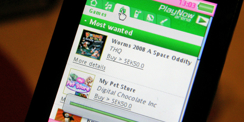 PlayNow Arena متجر سوني إريكسون الموسيقي القادم 3