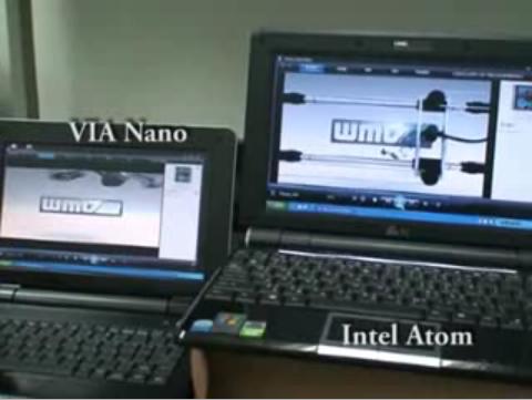 VIA تضع معالجها أمام أكبر منافسيه وجها لوجه لتثبت قدرته .. VIA Nano Vs Intel Atom 3