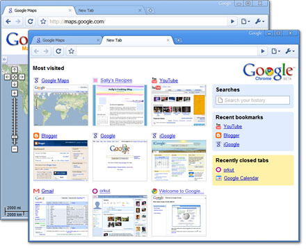 رسميا جوجل تطلق النسخة التجريبية من متصفحها (Google Chrome) اليوم 3