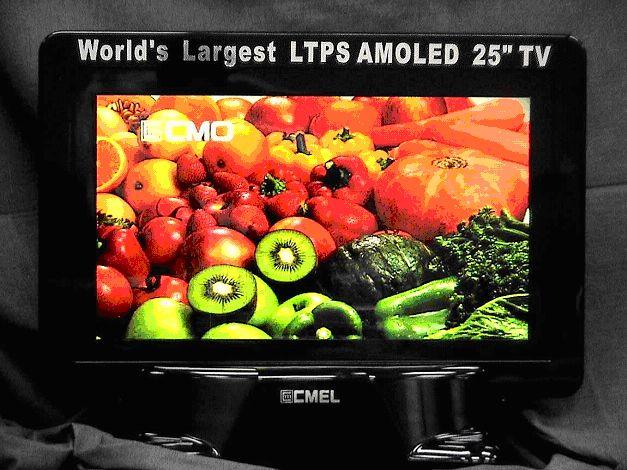 شاشة عرض OLED بسمك 1 ميلليمتر و بقياس 25 إنش من CMEL 3