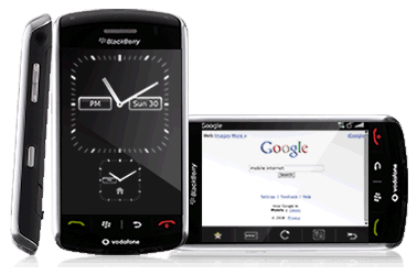BlackBerry Storm يبدأ في الزحف الى الأسواق من بريطانيا عبر فودافون 3