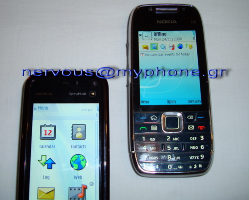لقطات مسربة لهاتف نوكيا بلوحة المفاتيح الكاملة, Nokia E75 3