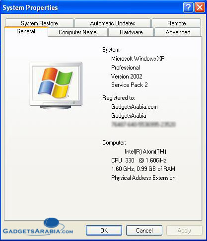 تحت الإختبار: منصة Intel D945GCLF2 لحاسبات النت توب, و معالج Intel Atom Dual Core 10