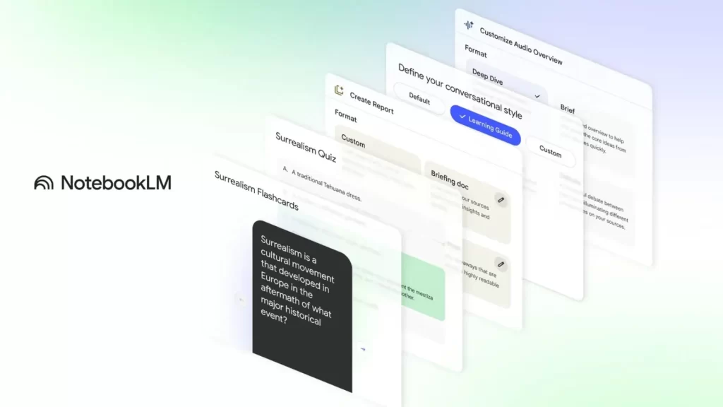 أداة NotebookLM تحصل على تحديثات كبيرة