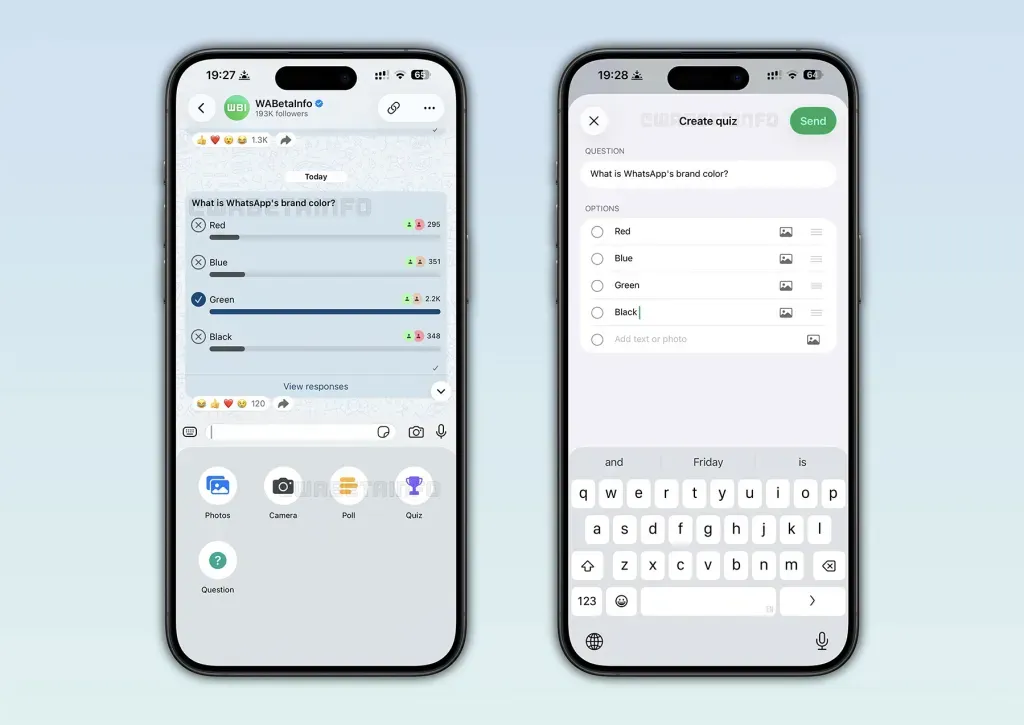 ميزة اختبارات القنوات في واتساب تعزز التفاعل بشكل كبير 1