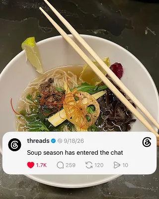 اقتباسات Threads تتحول إلى تصاميم بصرية فوق الصور 2 اقتباسات Threads تتحول إلى تصاميم بصرية فوق الصور
