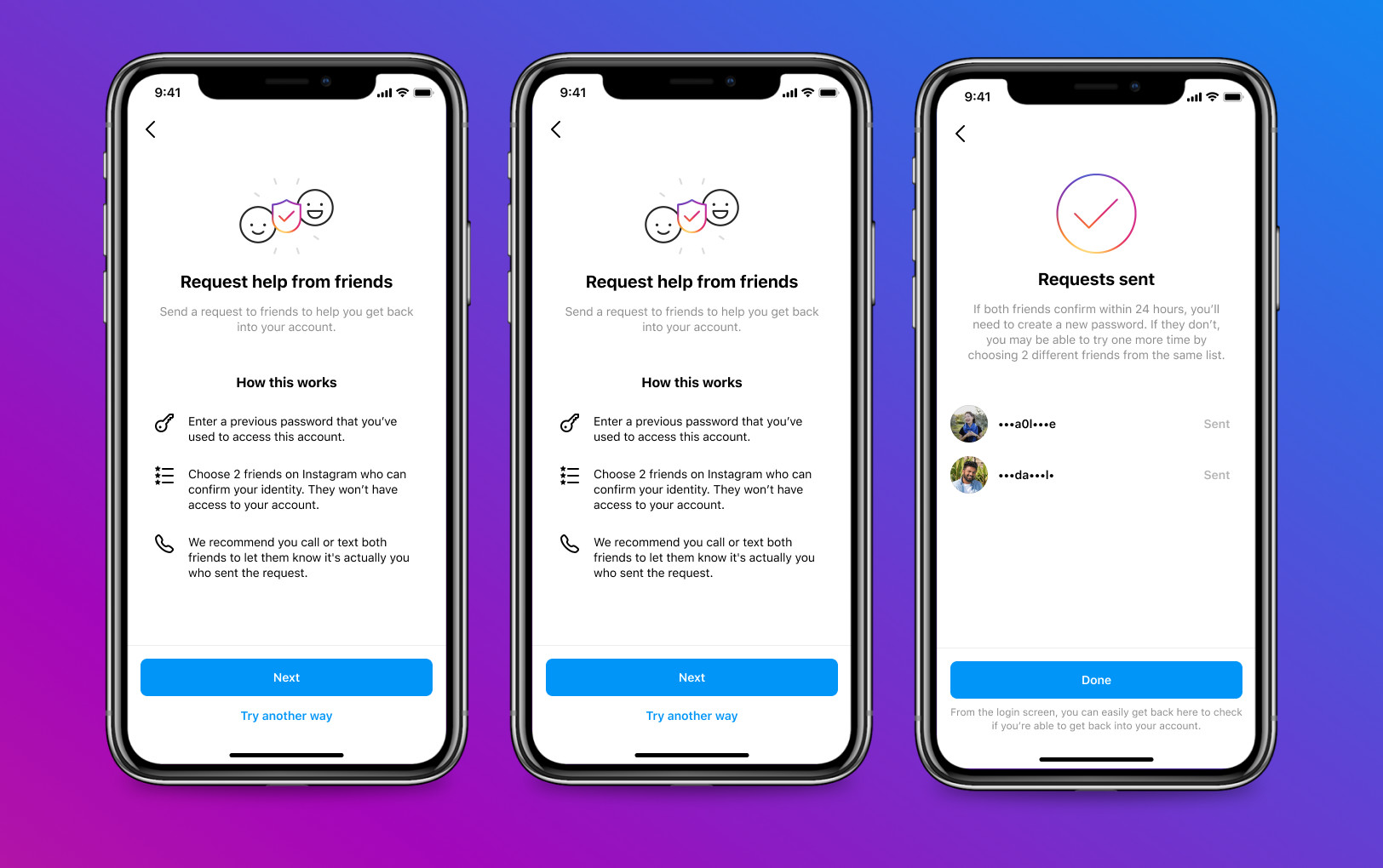 Instagram يطلق صفحة مخصصة لمساعدة المستخدمين على استعادة الحسابات المخترقة 12 Instagram يطلق صفحة مخصصة لمساعدة المستخدمين على استعادة الحسابات المخترقة 1