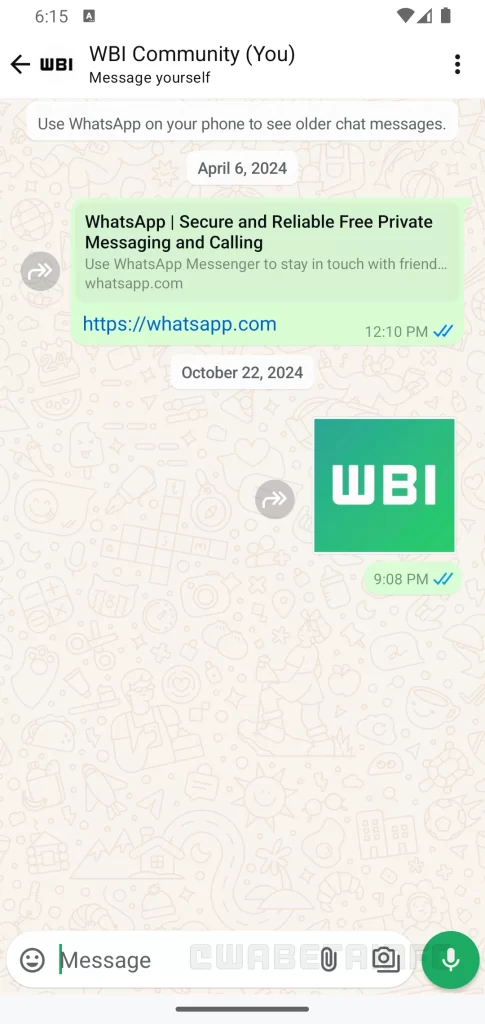 WhatsApp يسهل الوصول للصور في تحديث جديد 12 WhatsApp يسهل الوصول للصور في تحديث جديد 1