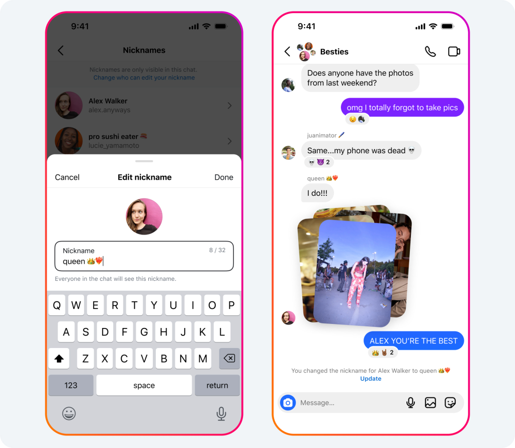 Instagram تضيف هذه المزايا الجديدة للرسائل 12 Instagram تضيف هذه المزايا الجديدة للرسائل 1