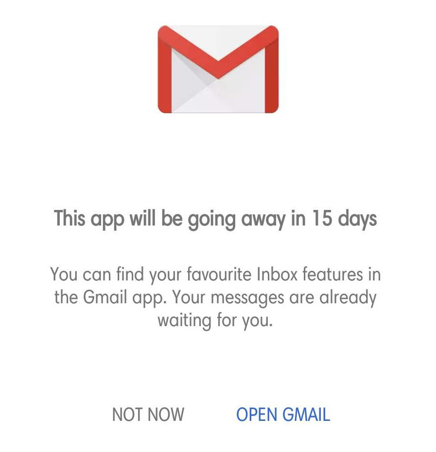 موعد اغلاق تطبيق Inbox من جوجل 12 موعد اغلاق تطبيق Inbox من جوجل 1