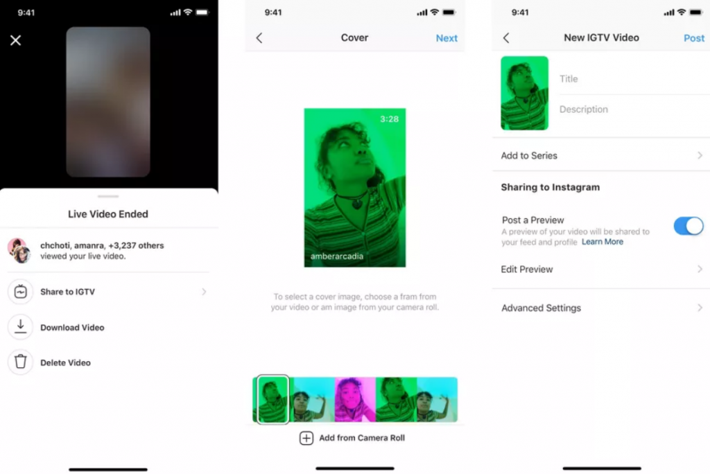 IGTV: انستجرام تختبر تحميل البث المباشر على التطبيق 11 انستجرام تختبر تحميل البث المباشر على IGTV