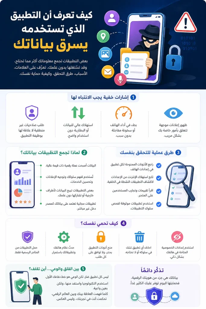 كيف تعرف أن التطبيق الذي تستخدمه يسرق بياناتك 1