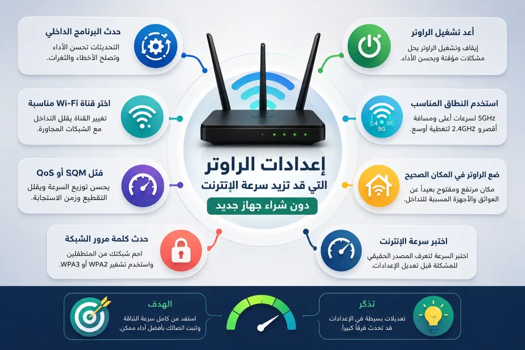 إعدادات الراوتر التي قد تزيد سرعة الإنترنت دون شراء جهاز جديد 1