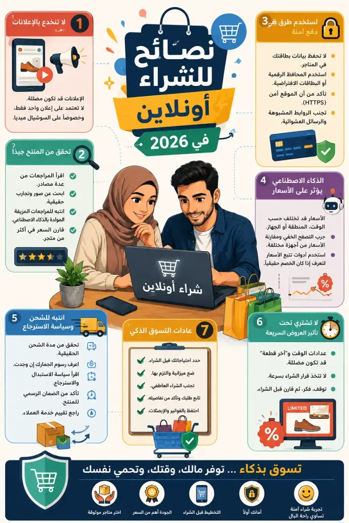 نصائح للشراء أونلاين في 2026 1