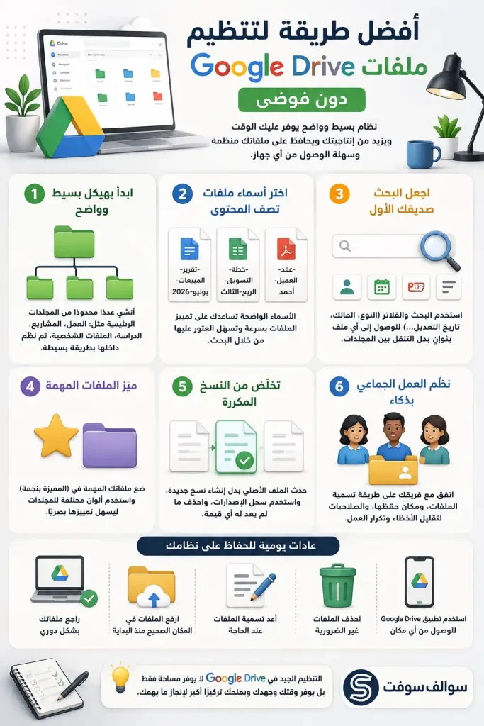 أفضل طريقة لتنظيم ملفات Google Drive دون فوضى 1