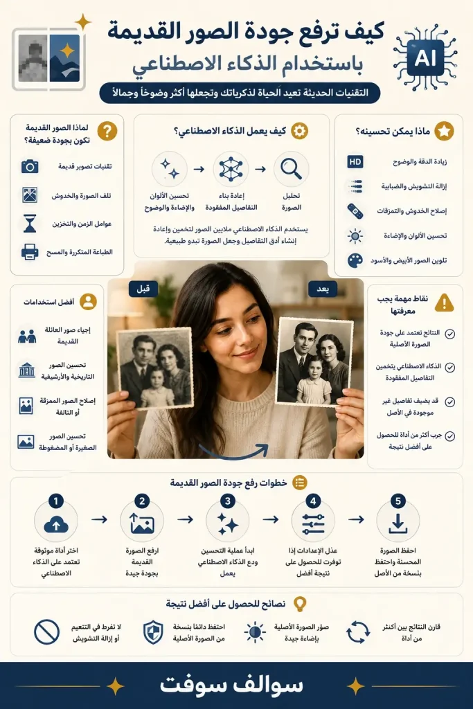 كيف ترفع جودة الصور القديمة باستخدام الذكاء الاصطناعي 1
