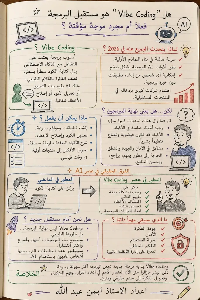هل Vibe Coding هو مستقبل البرمجة فعلًا أم مجرد موجة مؤقتة 1