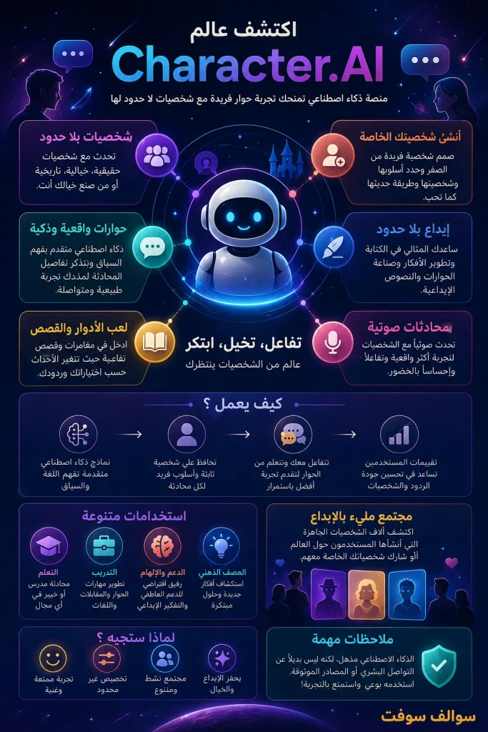 ما هو موقع Character.AI وكيف يعمل؟ 1