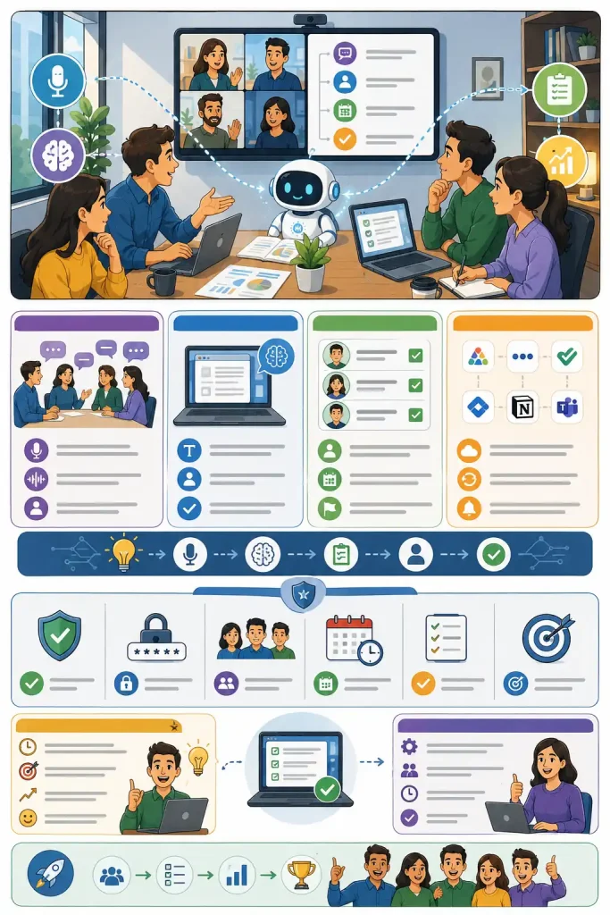 طريقة تحويل اجتماعات العمل إلى مهام قابلة للتنفيذ تلقائيًا 12 طريقة تحويل اجتماعات العمل إلى مهام قابلة للتنفيذ تلقائيًا 1