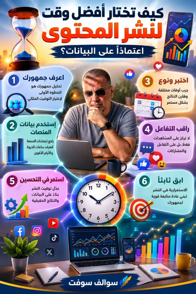 كيف تختار أفضل وقت لنشر المحتوى اعتمادًا على البيانات؟ 12 كيف تختار أفضل وقت لنشر المحتوى اعتمادًا على البيانات؟ 1
