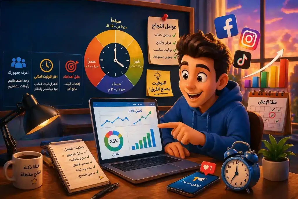 أفضل وقت لطرح إعلانك على الإنترنت في صيف 2026