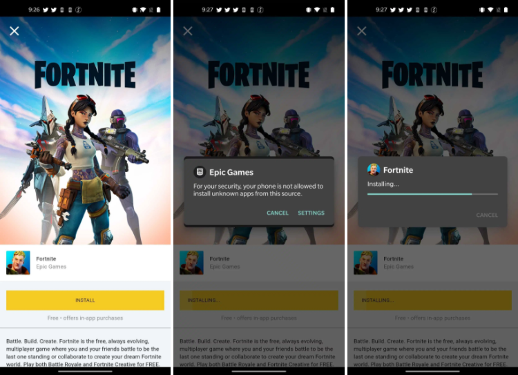 كيف يمكنك تحميل Fortnite على جهازك الاندرويد بعد حذفها من جوجل بلاي 13 كيف يمكنك تحميل Fortnite على جهازك الاندرويد بعد حذفها من جوجل بلاي 2