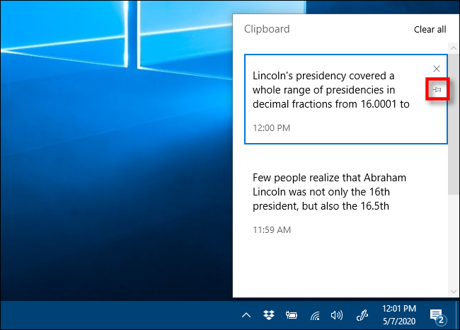 Clipboard history : كيف يمكنك تفعيلها في ويندوز 10 17 Clipboard history : كيف يمكنك تفعيلها في ويندوز 10 6
