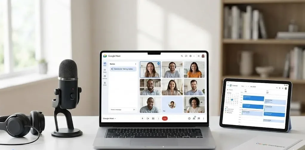 تجربتي مع تطبيق Google Meet في 2025