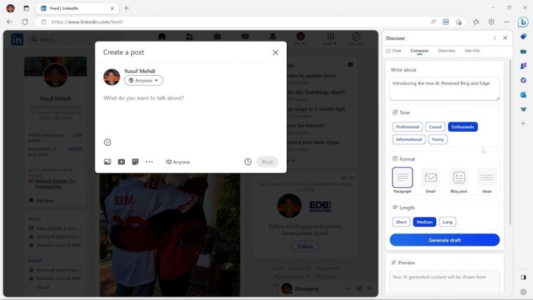 مايكروسوفت تتيح تجربة بحث Bing الجديدة بتقنية OpenAI 1