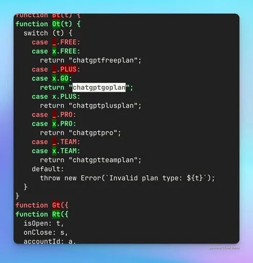 شركة OpenAI تختبر خطة ChatGPT Go الأرخص 1