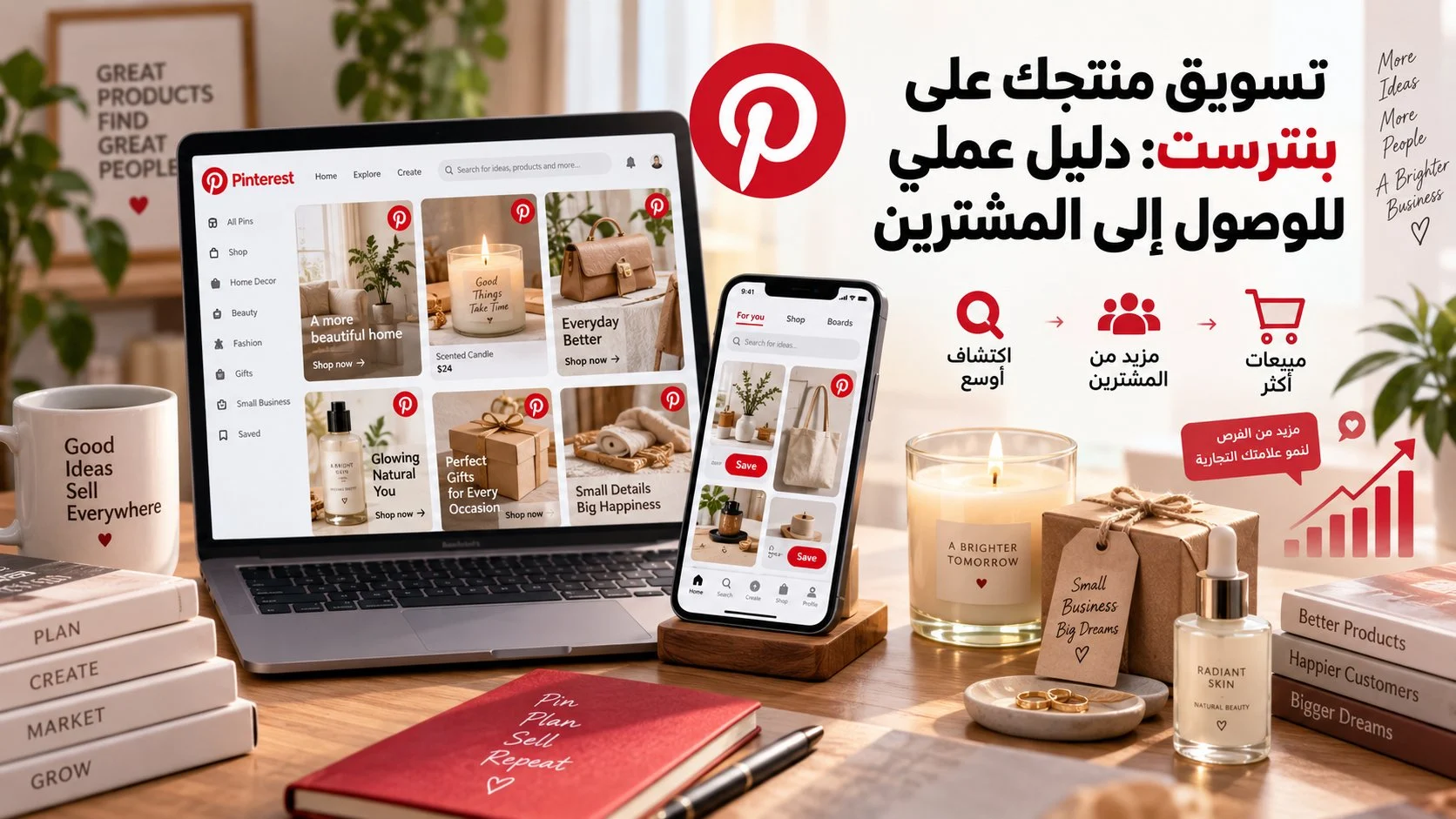 تسويق منتجك على بنترست: دليل عملي للوصول إلى المشترين