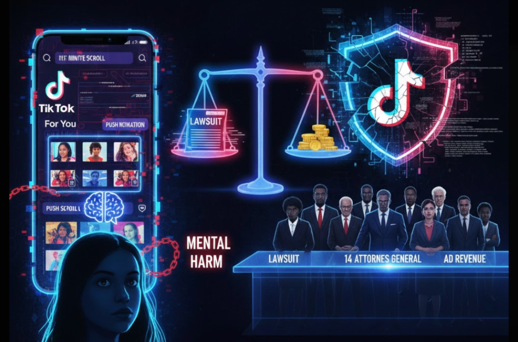 تطبيق تيك توك في قفص الاتهام