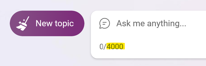 مايكروسوفت ترفع الحد الاقصى لحروف Bing Chat من 2000 الى 4000 حرف 12 مايكروسوفت ترفع الحد الاقصى لحروف Bing Chat من 2000 الى 4000 حرف 1