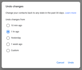 Google Contacts كيف تقوم باستعادة رقم هاتف قمت بحذفه (بحد أقصى 30 يوم) 13 Google Contacts كيف تقوم باستعادة رقم هاتف قمت بحذفه (بحد أقصى 30 يوم) 2