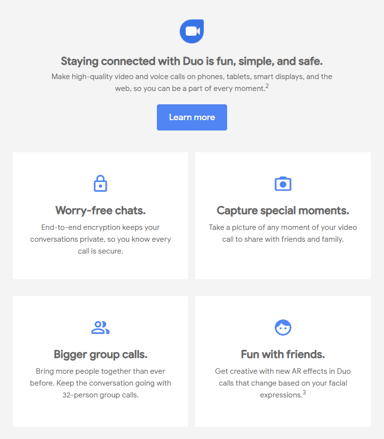 Google Duo ترفع الحد الاقصى للمكالمات من جديد الى 32 شخص 12 Google Duo ترفع الحد الاقصى للمكالمات من جديد الى 32 شخص 1