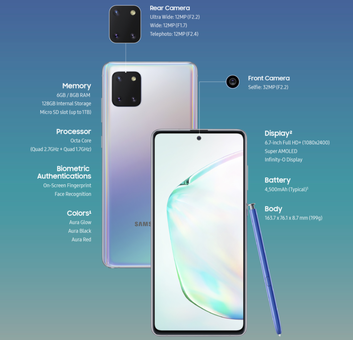 سامسونج تكشف رسميا عن S10 Lite و Note10 Lite 12 سامسونج تكشف رسميا عن S10 Lite و Note10 Lite 1