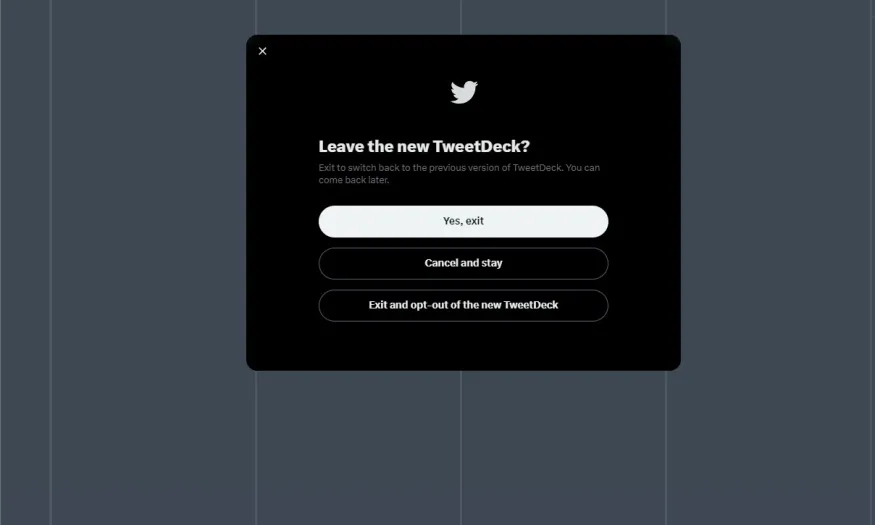 TweetDeck يعود من جديد لمشتركي (Twitter Blue) فقط 12 TweetDeck يعود من جديد لمشتركي (Twitter Blue) فقط 1