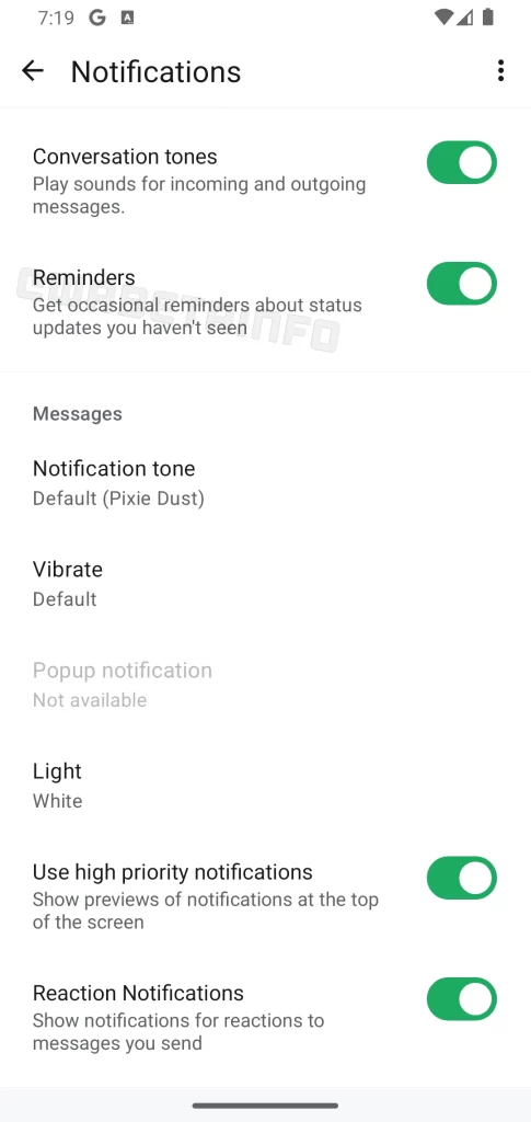 WhatsApp سترسل لك اخطار لمشاهدة تحديثات جهات اتصالك 12 WhatsApp سترسل لك اخطار لمشاهدة تحديثات جهات اتصالك 1