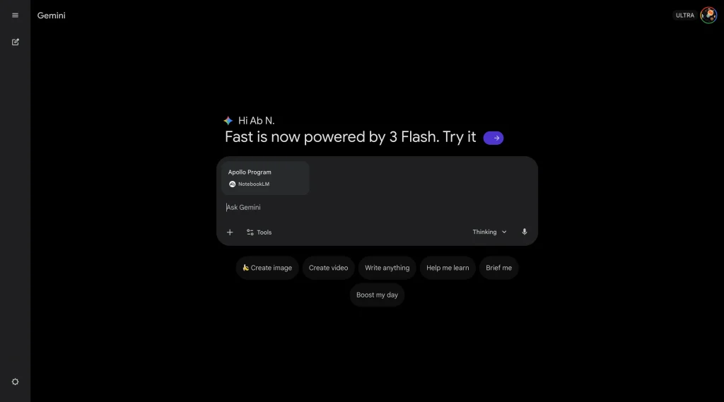 مذكرات NotebookLM متاحه للارفاق في تطبيق جيمناي في اخر اصدار 1