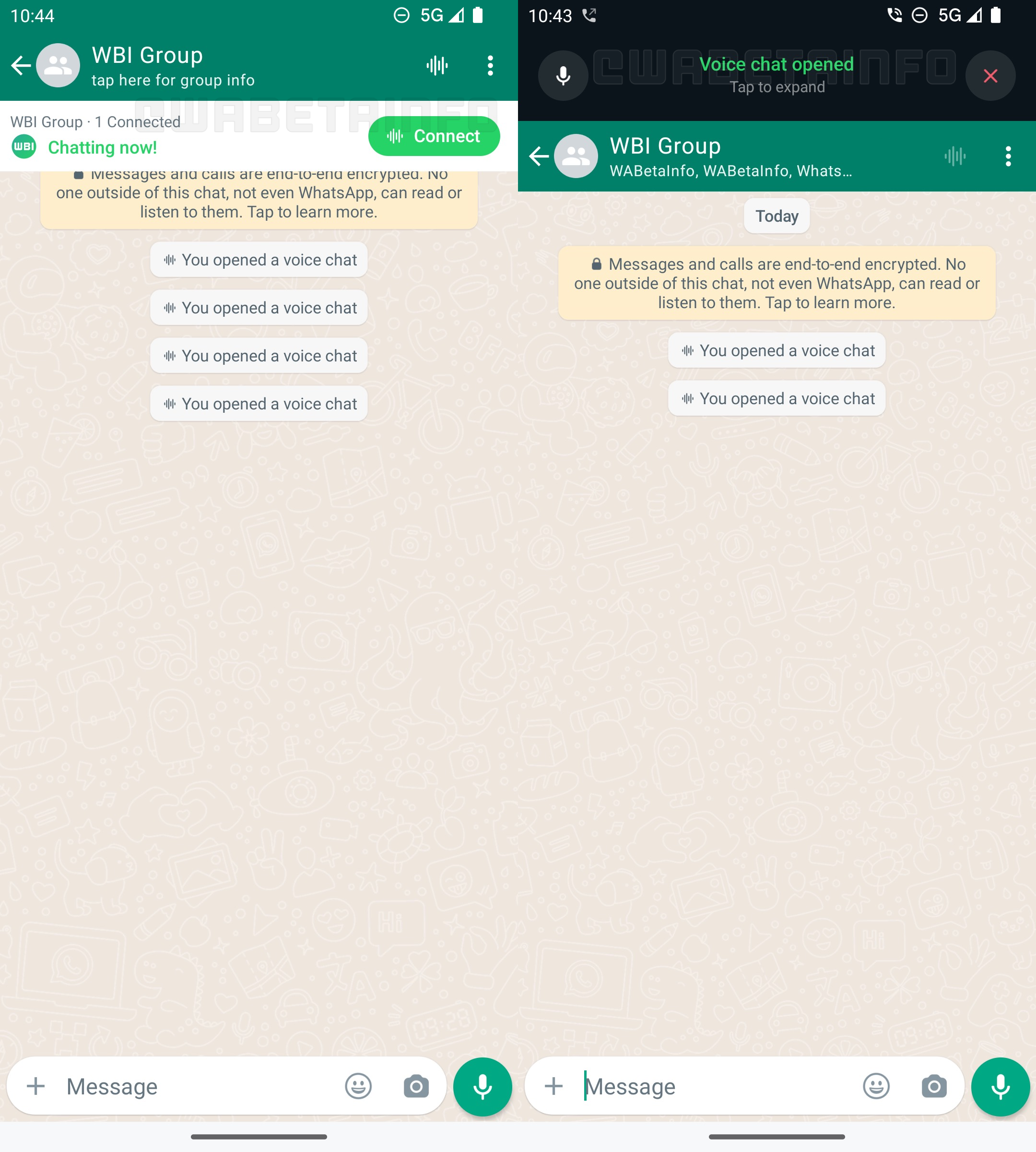 WhatsApp يختبر بديلاً للمكالمات الصوتية 12 WhatsApp يختبر بديلاً للمكالمات الصوتية 1