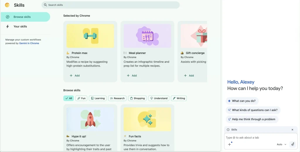Gemini في Chrome يصل إلى الشرق الأوسط 12 Gemini في Chrome يصل إلى الشرق الأوسط 1