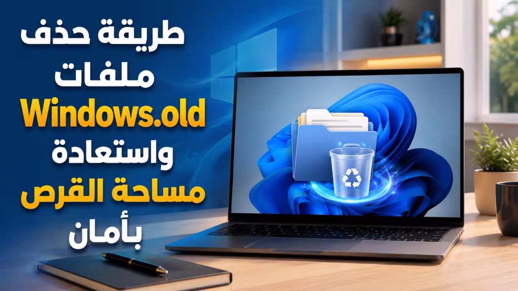 طريقة حذف ملفات Windows.old واستعادة مساحة القرص بأمان 1 طريقة حذف ملفات Windows.old واستعادة مساحة القرص بأمان