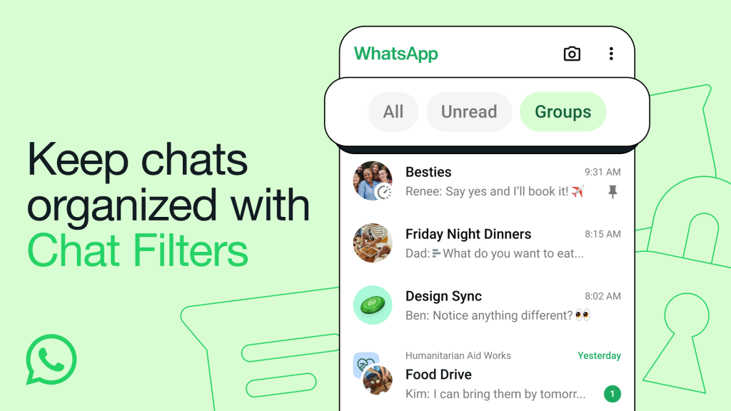 WhatsApp يطرح ميزة قوائم الدردشة المخصصة 12 WhatsApp يطرح ميزة قوائم الدردشة المخصصة 1