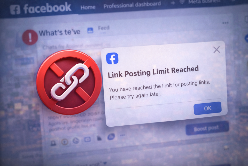 فيسبوك تختبر حد نشر الروابط في الصفحات والحسابات الشخصية 11 فيسبوك تختبر حد نشر الروابط في الصفحات والحسابات الشخصية