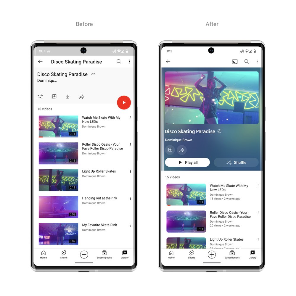 YouTube يطرح شكل جديد على كل المنصات 13 YouTube يطرح شكل جديد على كل المنصات 2