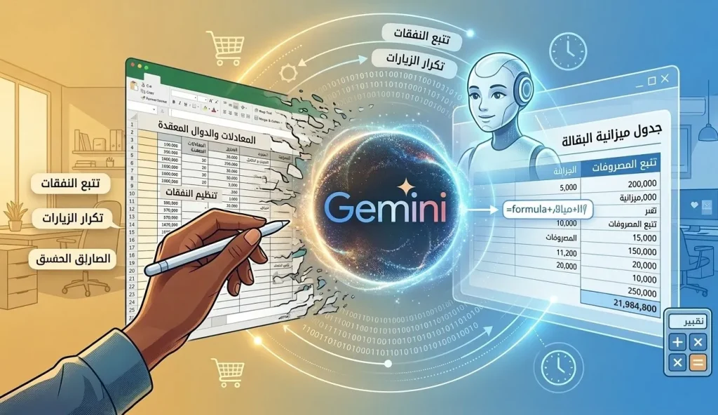 كيف تجعل Gemini خبيرك الشخصي في إنشاء جداول البيانات؟